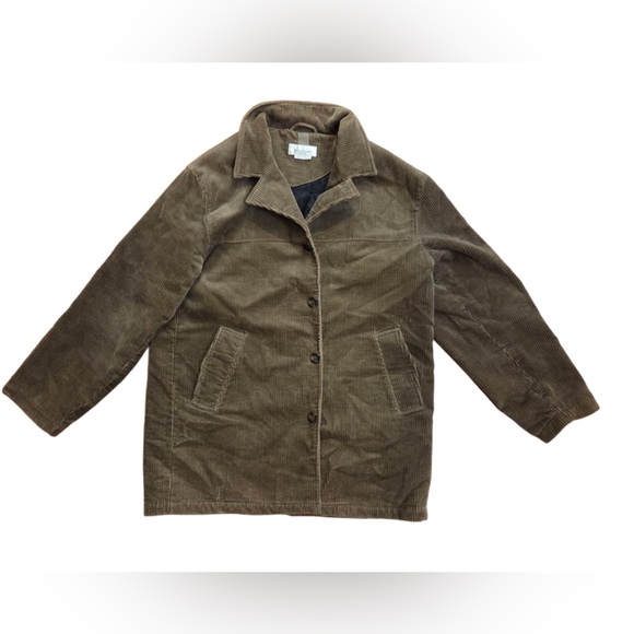 bill blass Other - Bill Blass Olive Green Corduroy Pea Coat Button Down Jacket